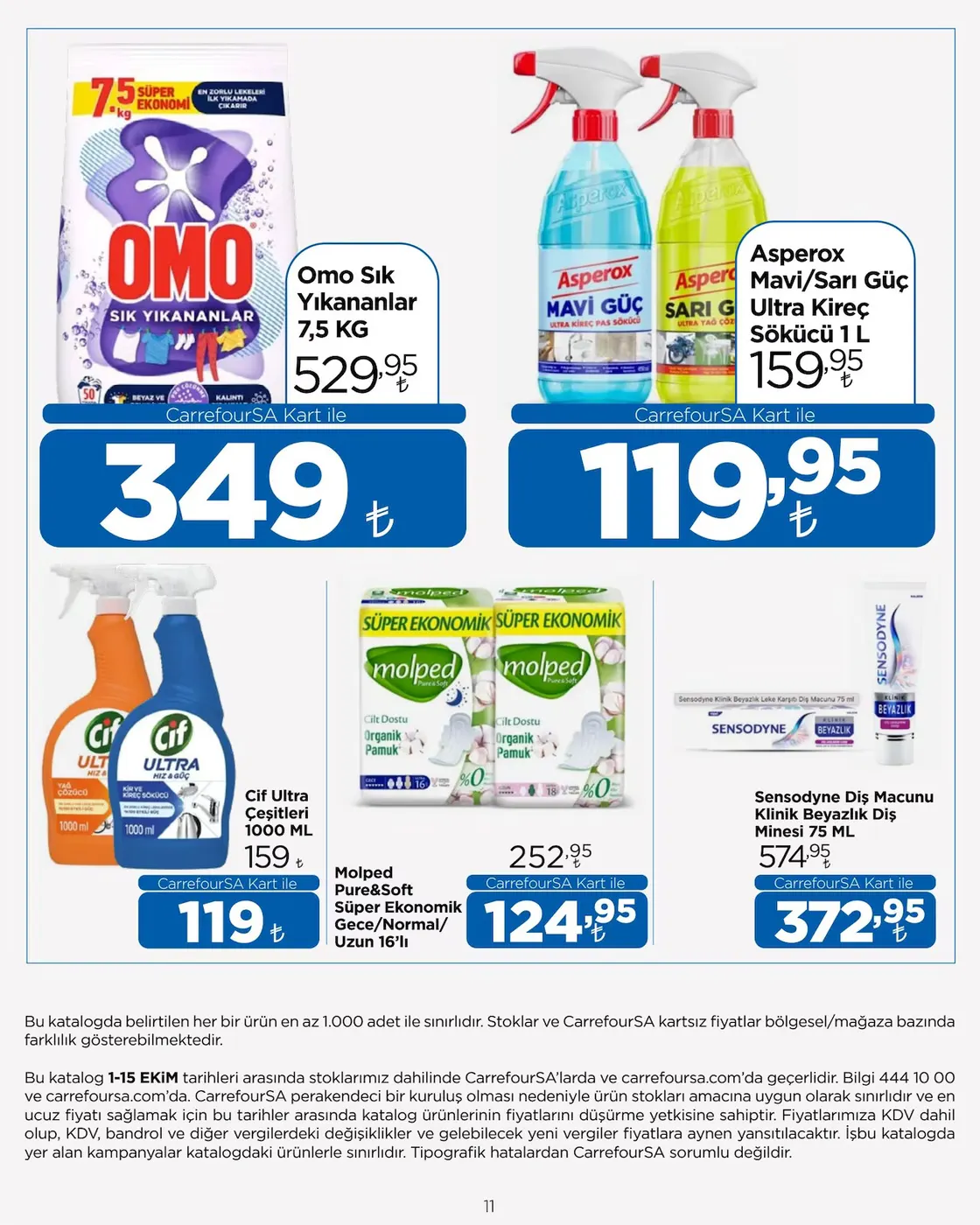CarrefourSA 1-15 Ekim 2026 kataloğu sayfa 1